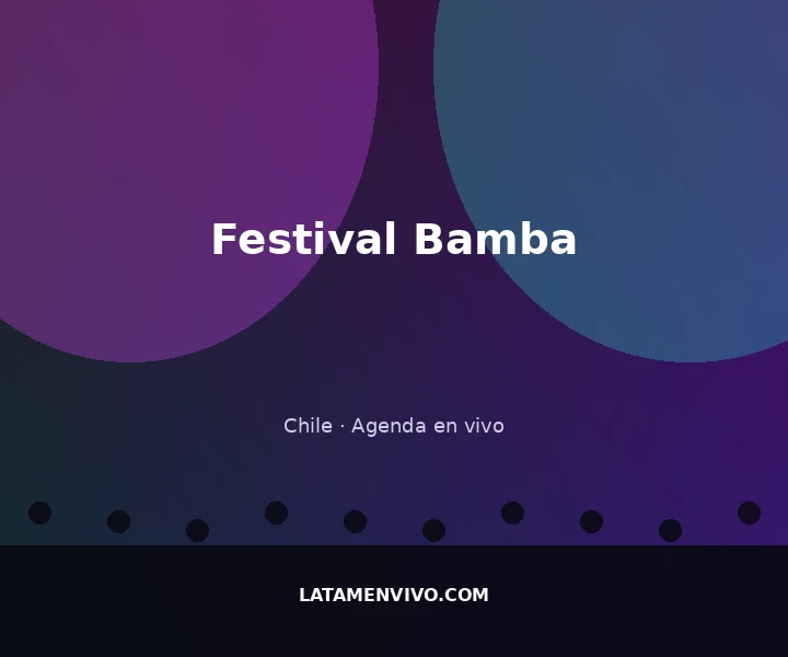 Imagen de Festival Bamba
